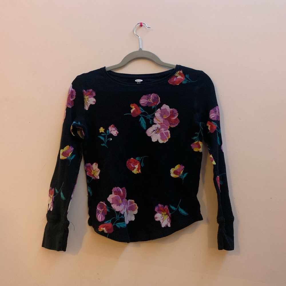 Girls Old Navy Floral Long Sleeve